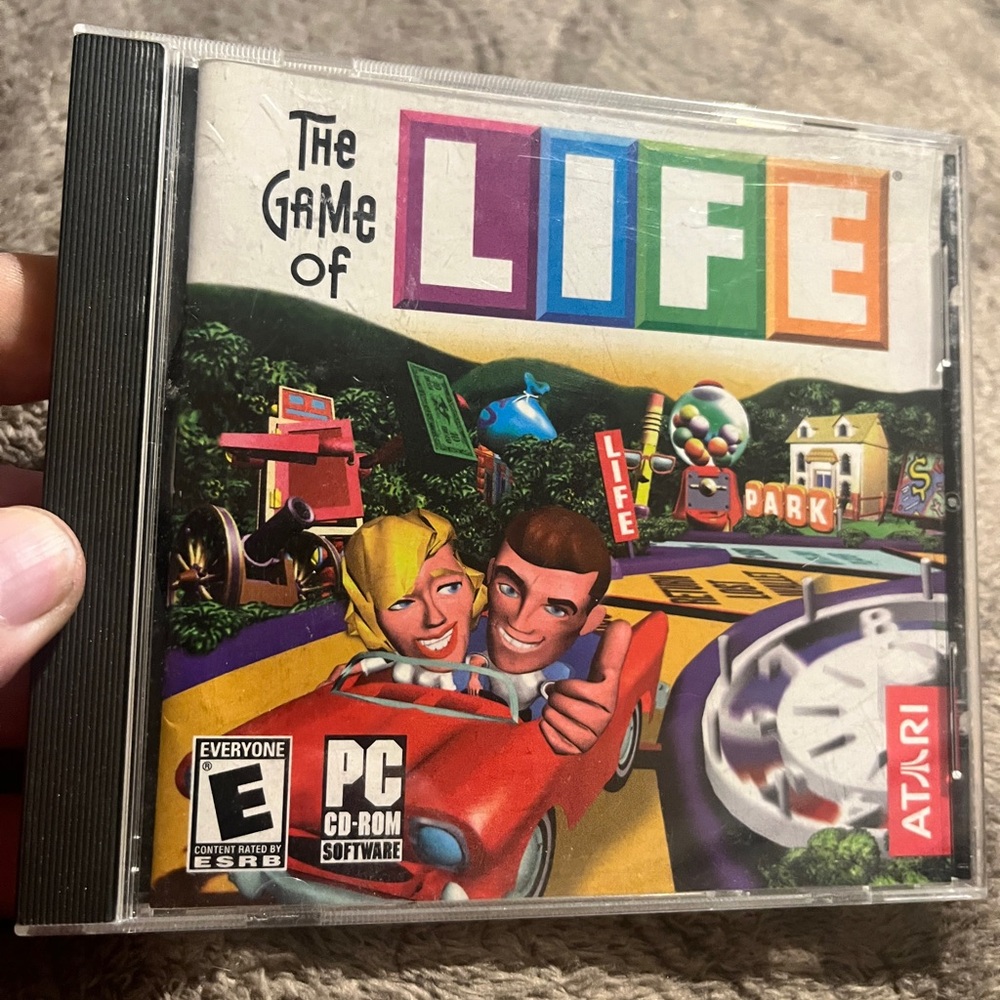 The Game Of Life PC CD-ROM 1998 Atari Hasbro Interactive Arcade Windows 95/98